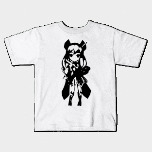 Ellia (Researcher) minimal silhouette white Kids T-Shirt